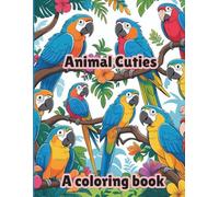 Animal cuties: A coloring book
