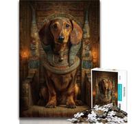 Animal Dachshund 1000 Pieces Jigsaw Puzzles for Adults And Teens,Toys Educational Games Stress Relieving Wall Decoration (50x75cm)