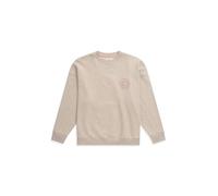 Animal Dakota Womens Sweatshirt - Cotton Top with Elasticated Cuffs & Hem, Snug Fit, Everyday Use - Spring, Summer, Holiday, Walking & Outdoors Light Beige Women's Size 18