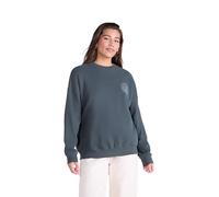 Animal Dakota Womens Sweatshirt - Cotton Top with Elasticated Cuffs & Hem, Snug Fit, Everyday Use - Spring, Summer, Holiday, Walking & Outdoors Dark Green Women's Size 14
