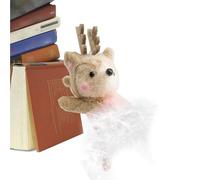 Animal Decoration for Christmas Tree, Felt Christmas Figures, Animal Decoration, Festive Craft Pendant, Cute Decoration for Holiday Home, Country House, Home, Garden, Office