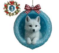 Animal Decorations - 2D Acrylic Craft Pendants, Ice Cave Ornaments for Christmas Tree - for Home Farm Bedroom Festival Outside Wall Interior