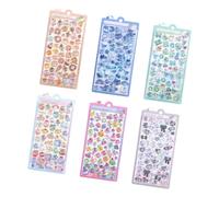 Animal Decorative PVC Sticker for Kids Craft Scrapbooking Planner Journals Notebook Kid for Classroom Rewarding Embossed Journal