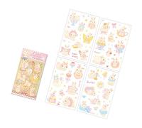 Animal Decorative Sticker Waterproof Adhesive PET for Journal Laptop Scrapbooking Phone Decoration Gift Wrapping Phone Case