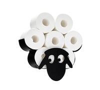 Animal Decorative Toilet Paper Holders - Tissue Paper Storage Stand |Wall Mount Iron Tissue Basket, Art Decoration | Bathroom House Office Décor Tissue Paper Rolls Storage Shelf (Sheep)