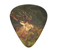 Animal Deer Guitar Plectrums 12pcs For Guitar, Ukulele, Etc. (Thin, Medium And Thick) 0.46mm, 0.71mm And 0.96mm