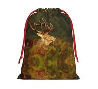 Animal Deer Ultra Soft Velvet Gift Bag, Comfortable To The Touch, Reusable