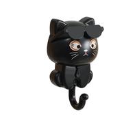 Animal Design Adhesive Hook for Keys and Items for Indoor Use Animal Keychain Holder with Adhesive Back Lovely Puss Hook