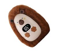 Animal Design Electric Hand Warmer, Heater With Adjustable Temperature | Creative Cartoon Animal Plush Hand Warmer, Portable Pocket USB Mini Hand Warmer, Rechargeable Digital Display, Portable