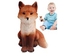 Animal Desk Figurines | Desktop Wild Simulated Animal Figures | Educational Templates of School Projects Charming Garden Ornament for Bedside, Bench