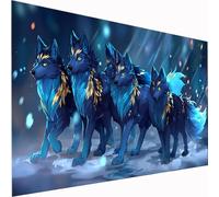 Animal Diamond Art Abstract 5D DIY Diamond Painting Kits for Adults & Kids Beginner, Full Drill Square Diamond Art Craft Set, Crystal DIY Embroidery Cross Stitch for Wall Decor Gifts 40x80cm Z1-833