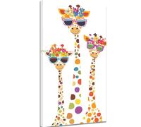 Animal Diamond Art Giraffe Diamond Painting Craft Kits for Kids and Adults, 5d Full Crystal Art Hobbies for Adults Women Embroidery Cross Stitch Canvas Painting, Home Wall Decor Gifts 70x140 cm c-419