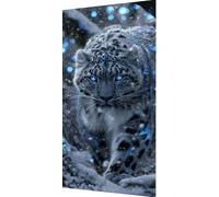 Animal Diamond Art Kits Adults, 5D Diamond Painting Cat Crystal Art Kits for Adults, DIY Round Gem Dots Rhinestone Embroidery Paintings Crafts Beginners Kids, Home Wall Decor Gifts 50x100cm bd5-k3
