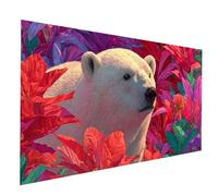 Animal Diamond Art Kits Adults Bear Diamond Painting, Crystal Art Kits for Adults 12 x 24 Inches, Full Drill Painting by Numbers, Rhinestone Cross Stitch Embroidery Crafts, Room Decor Gifts JXL-11171