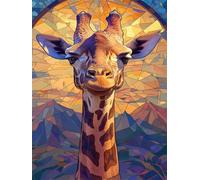 Animal Diamond Art Kits Adults Diamond Painting Giraffe 50x70cm 2025 New Crystal Art Painting by Numbers for Kid,Crystal Embroidery Cross Stitch Hobbies for Adults Women Living Room Home Decor Wjj-159