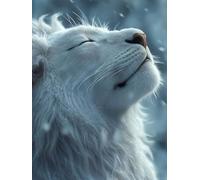Animal Diamond Art Kits Adults, Diamond Painting Lion Crystal Art Kits for Kids Beginners, 5D Full Drill Round Gem Dots Embroidery Paintings Crafts Picture, Hobbies for Adults Women 70x95cm 8r-32Q