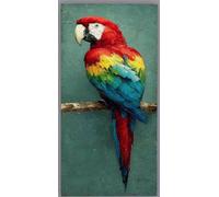 Animal Diamond Art Kits Adults, Diamond Painting Parrot Crystal Art Kits for Adults Kids DIY 5D Round Full Drill Gem Dots Embroidery Paintings Crafts Picture for Beginners, Room Decor 20x40in l32-uk6