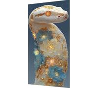 Animal Diamond Art Kits for Adults, Diamond Painting Snake Crystal Art Kits for Adults Kids DIY 5D Round Full Drill Embroidery Paintings Crafts Picture, Gifts for Women, Room Decor 80x160cm ed9-1l