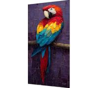 Animal Diamond Art Parrot Diamond Painting Kits, 5D Crystal Art Kits for Adults Kids DIY Full Round Drill Gem Dots Embroidery Paintings Crafts Picture Beginners, Home Wall Decor Gifts 30x60cm z8-4db