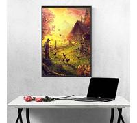 Animal Diamond Art Tree 5d Diamond Painting Kits for Adults Full Drill Crystal Art Kits for Adults Beginners, DIY Cross Stitch Embroidery Crafts Pictures for Home Wall Decor, Gifts 16x20in PJY3 D-R