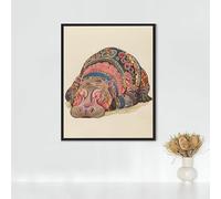 Animal Diamond Painting, 5d Diamond Painting Kits for Adults Hippo, Full Drill Crystal Art Kits for Adults Beginners Cross Stitch Embroidery Crafts Pictures for Home Decor, Gifts 16x20 inch PJY9 H-8