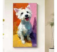Animal Diamond Painting Dog Diamond Art Kits Adults, 5D Crystal Art Kits for Adults Kids DIY Square Full Drill Gem Art Craft Paintings Pictures Embroidery Kits Home Wall Decor Gifts 80x160cm tb6-r