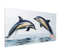 Animal Diamond Painting Kit for Adults, Large Diamond Art for Adults Dolphin Pattern with Square Full Drill, DIY Crystal Art and Crafts for Beginners, Autumn Home Decor, Gifts for Women 90x40cm Q-4