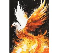 Animal Diamond Painting Phoenix Diamond Art Kits Adults Beginners DIY 5D Full Drill Square Gem Crystal Art Rhinestone Embroidery Paintings Crafts Picture Home Wall Decor, Gifts for Women 60x80cm d1-19