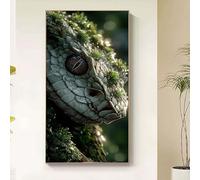 Animal Diamond Painting Snake Diamond Art Kits Adults, 5D Crystal Art Kits for Adults Kids DIY Square Full Drill Gem Art Dots Craft Paintings Embroidery Kits Home Wall Decor Gifts 100x200cm bd59-k