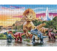 Animal Dinosaur Puzzle - 3000 Piece Jigsaw Puzzles for Adults - The Back Features Printed Letter Guides - The Pieces fit Together Snugly - Wooden Puzzles for Adults - Gifts Man 48.0 X 31.9 In s7h-290