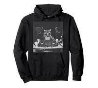 Animal DJ Raccoon Meme Party Raccoon DJ Pullover Hoodie