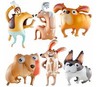 Animal Dog Balloons puppy dog balloons funny goofy dog balloons for Kids Gift dog themed birthday Baby Shower Pet party decorations Puppy Lovers Decor 6pcs