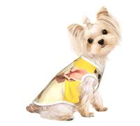 animal dog french bulldog print Dog Shirts for Small Dogs Stretchy T-Shirts Lightweight Tank Top Sleeveless Striped Vest