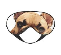 Animal Dog French Bulldog Print Versatile Eye Mask Full Coverage Sleep Aid Lightweight Breathable Travel Camping