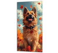Animal Dog Painting by Numbers for Adults, Painting by Numbers Kits Canvas, DIY Color Oil Paintings Acrylic Paints, with Paintbrushes, Hobbies for Adults Women, Home Decor 20x40in Without Frame 0z-829