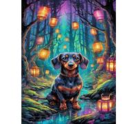 Animal Dog Tree 300 Piece Jigsaw Puzzle for Adults, Creativity, Challenging and Difficult Puzzle, Brain Teaser Puzzles for Adults 300 Pieces for The Whole for Women, Men