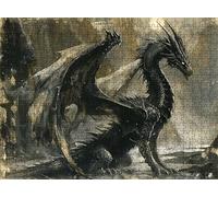 Animal Dragon Puzzle - 5000 Piece Jigsaw Puzzles for Adults - The Back Features Printed Letter Guides - The Pieces fit Together Snugly - Wooden Puzzles for Adults - Gifts Man 61.6 X 41.5 Inch s7h-821