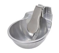 Animal Drinking Sink, Automatic Horse Drinking Waterer Bowl Aluminum Alloy Thickened Robust Drinking Sink with Water Flowing Livestock Drinking Bowl for Cat Sheep Dog Cattle