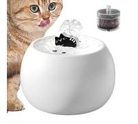 Animal Drinking Station - Battery Powered Hydration Device, Automatic Flow Circulator, Intelligent Motion Detection Mechanism, Quiet Running Water Structure | for Small Companion Hydration Household T