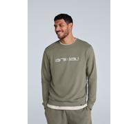 Animal Men's 'Driver' Long Sleeve Soft Cotton Sweatshirt Casual Lightweight Top in Khaki | Size: Small Animal Khaki S