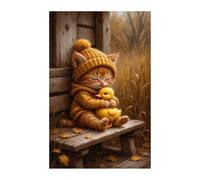 Animal Duck Cat Jigsaw Puzzles for Adults 500, Fun Challenging Educational Games, Difficult Jigsaw Puzzles for Adults, Puzzle 500 Pieces