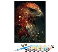 Animal Eagle Paint by Numbers for Adults With Frame, Paint by Numbers, Easy Diy Oil Painting Kits on Canvas with Brushes, Hobbies for Women, Painting for Home Wall Decor Gifts 32 x 44 inch BJHDK569