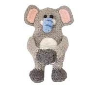 Animal Ear Buds - Crochet Plush, Knitted Soft Doll, Compact Coin Purse | Creative Modern Design Cute Bag Accessory for Storing G, Gray, Please refer to the description, Please refer to description