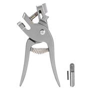 Animal Ear Notcher Plier, Veterinary Marking Punch Tool with 8mm Hole Diameter, Durable Aluminium Alloy Ear Notching Forceps with Spare Needle for Pig Farm Identification