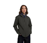 Animal Elements Womens Waterproof Jacket - Breathable & Lightweight Coat with Adjustable Hood & Zipped Pockets - Spring Summer, Outdoors & Walking Dark Khaki Women's Size 16