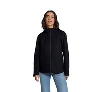 Animal Elements Womens Waterproof Jacket - Breathable & Lightweight Coat with Adjustable Hood & Zipped Pockets - Autumn Winter, Outdoors & Walking Jet Black Women's Size 14