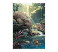 Animal Elephant Cat Jigsaw Puzzles for Adults 150, Fun Challenging Educational Games, Difficult Jigsaw Puzzles for Adults, Puzzle 150 Pieces