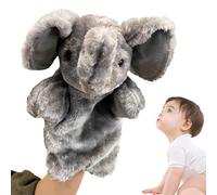 Animal Elephant Puppet - 25cm Kids Hand Plush Toy, Interactive Soft | Birthday Christmas Theater Show Gift for Telling Stories Creative Fun
