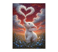 Animal Elephant Puzzle 150 Pieces, Fun Challenging Puzzle Games, Difficult Jigsaw Puzzles for Adults 150 Pieces