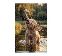 Animal Elephant Puzzle 150 Pieces, Fun Challenging Puzzle Games, Difficult Jigsaw Puzzles for Adults 150 Pieces